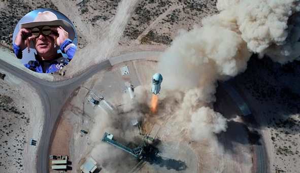 Bezos rocket "Blue Origin" Failed During Liftoff
